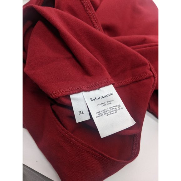 Reformation Navia Bodysuit Sangre XL - Picture 7 of 9